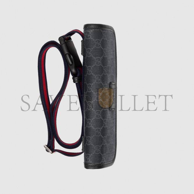 GUCCI GG BLACK BELT BAG 598113  (24*17*3.5cm)